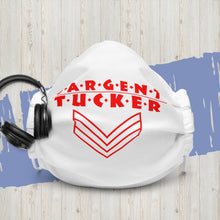 Load image into Gallery viewer, Sargent Tucker's Red Striped, Premium face mask