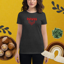 Load image into Gallery viewer, Sargent Tucker's - Red Logo Striped - Women's short sleeve t-shirt