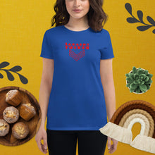 Load image into Gallery viewer, Sargent Tucker's - Red Logo Striped - Women's short sleeve t-shirt