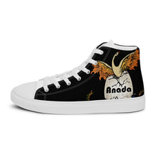 Load image into Gallery viewer, Anada Records, LLC Logo, Women’s high top canvas shoes