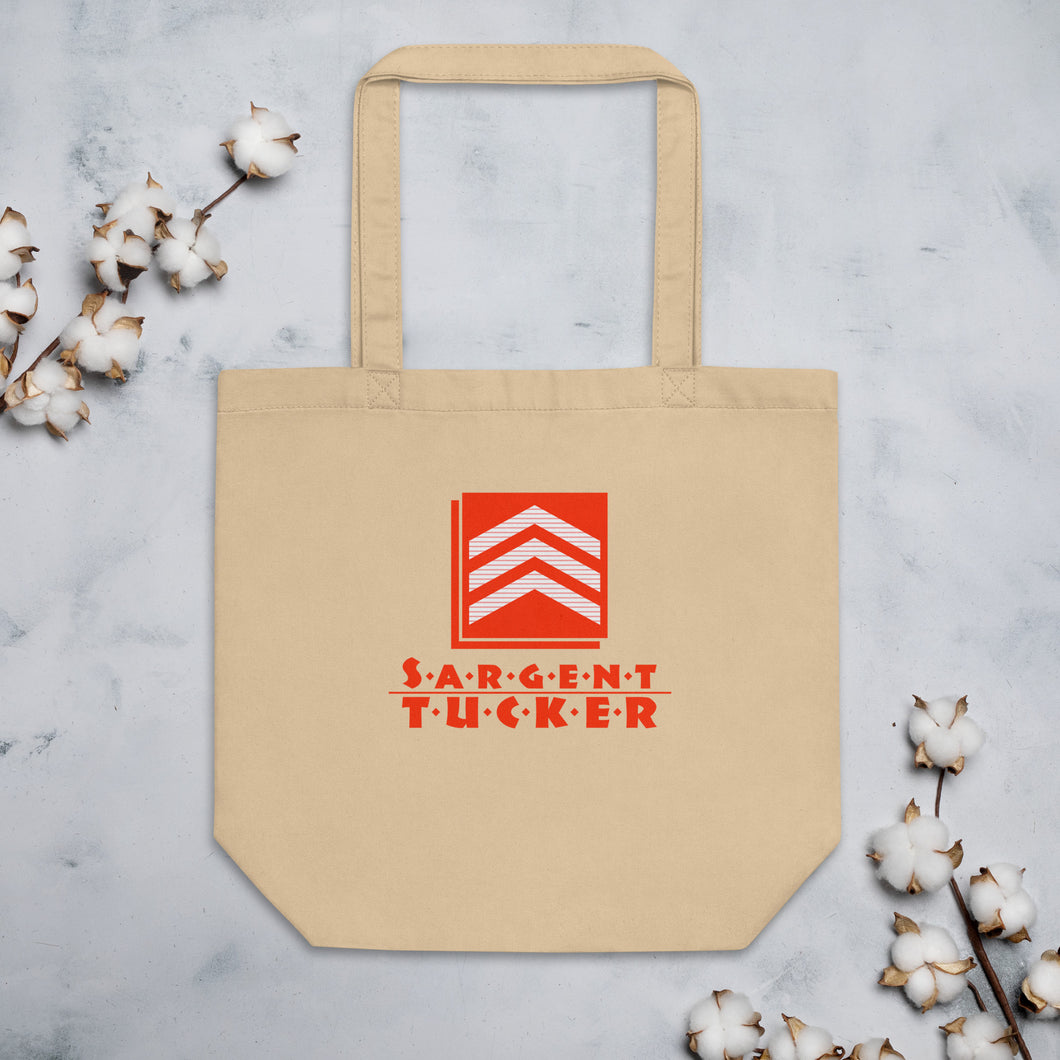 Sargent Tucker's, Red Block Striped Logo, Eco Tote Bag