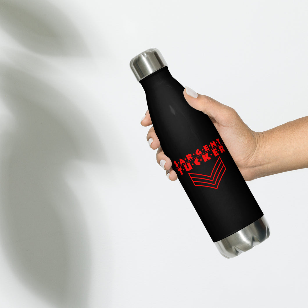 Sargent Tucker's, Red Striped Logo, Stainless Steel Water Bottle